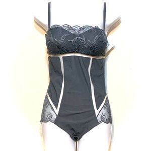 La Perla Zephyra Deep Blue Bodysuit.